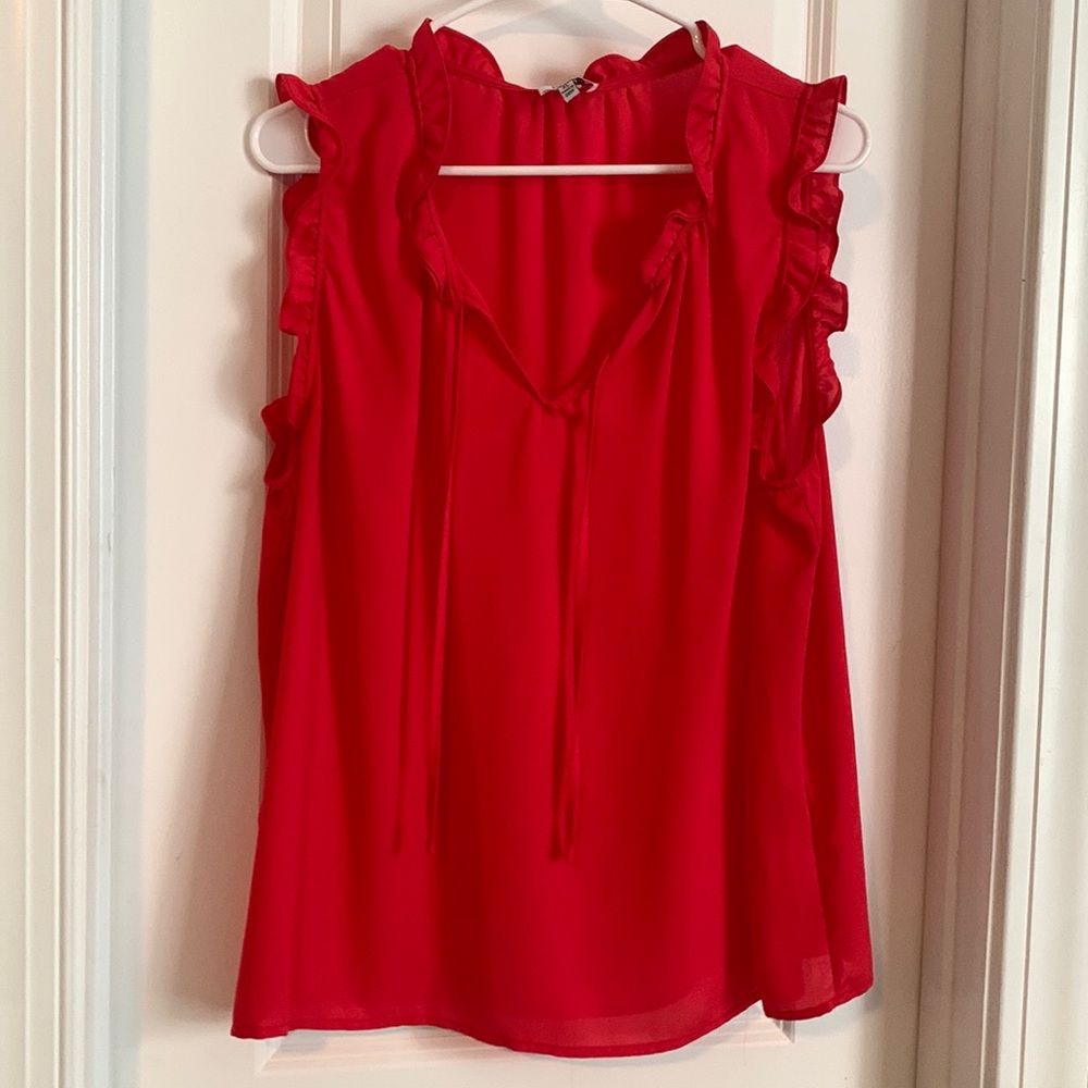 Red BIRD tank top